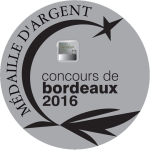 Medaille Argent BORDEAUX 2016